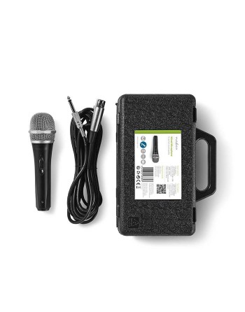 Nedis MPWD50CBK - Ενσύρματο μικρόφωνο, με καλώδιο 5m σε πρακτική θήκη  μεταφοράς