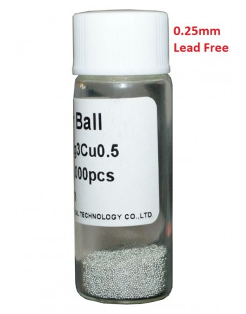 Solder Balls 0.25mm, Lead...